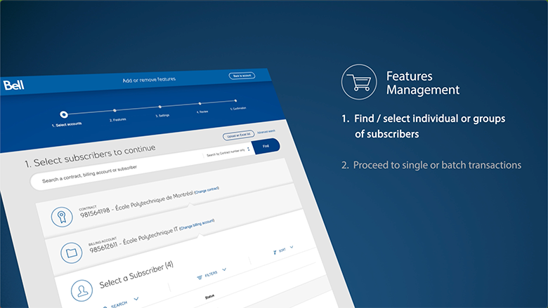 Bell Corp redesign features video screen shot thumbnail